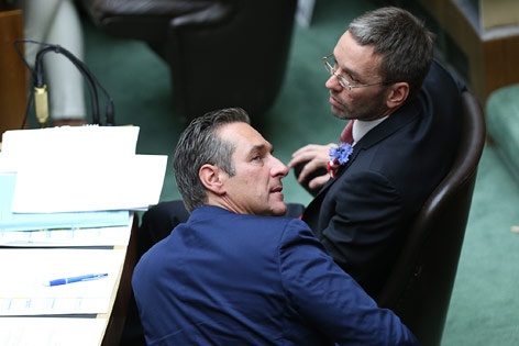 © ORF.at/Zita Köver Heinz-Christian Strache und Herbert Kickl