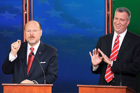 © Reuters/Peter Foley Bill de Blasio und Joe Lhota
