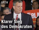 Bill de Blasio, neuer Bürgermeister von New York City
