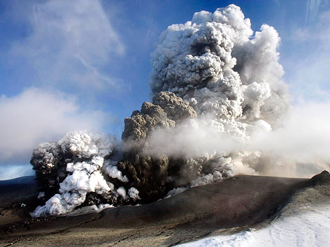 © APA/AP/Brynjar Gauti Vulkan Eyjafjallajökull in Island