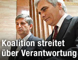 Bundeskanzler Faymann und Vizekanzler Spindelegger