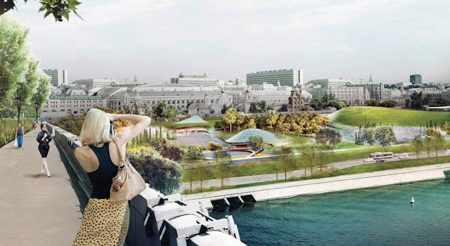 © Diller Scofidio + Renfro Rendering des künftigen Parks