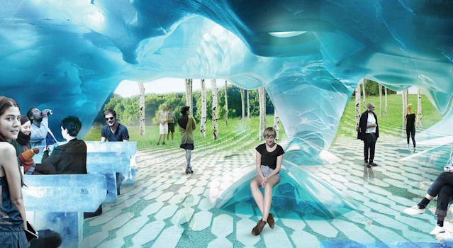 © Diller Scofidio + Renfro Rendering des künftigen Parks