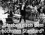 Benjamin Britten bei Konzert