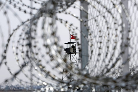 © Reuters/Vassilis Ververidis/Motion Team Grenzzaun zwischen Griechenland und der Türkei nahe Orestiada