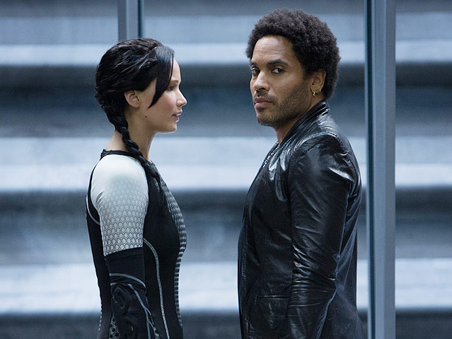 © Studiocanal/Murray Close Katniss Everdeen (Jennifer Lawrence, links) mit Cinna
(Lenny Kravitz, rechts)