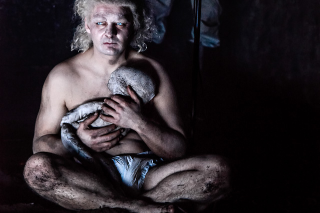 © Lalo Jodlbauer Szene aus "Woyzeck" im Volkstheater
