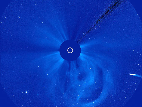 © APA/ESA/NASA/SOHO Komet ISON