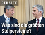 Michael Spindelegger (ÖVP) und Werner Faymann (SPÖ)