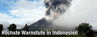 Vulkan am Berg Sinabung