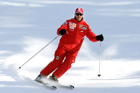 © Reuters/Alessandro Bianchi Michael Schumacher skifahrend