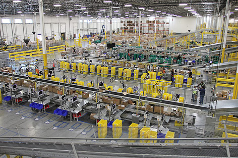 Logistikzentrum von Amazon