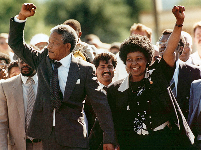 Nelson und Winnie Mandela