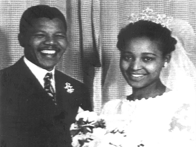Nelson und Winnie Mandelas Hochzeit