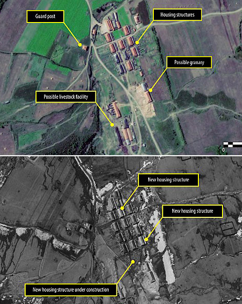 © AFP/DigitalGlobe/Amnesty International Satellitenafnahme eines nordkoreanischen Straflagers