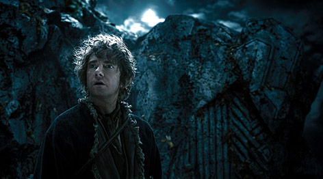 © Warner Bros. Pictures Martin Freeman in einer Filmszene von "Hobbit"