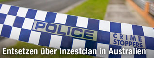 Absperrband der Polizei