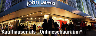 Schaufenster der britischen Handeslkette "John Lewis"