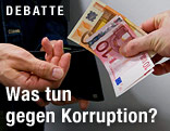 Geldübergabe