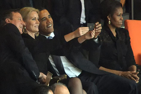 © AFP/Roberto Schmidt Barack Obama, David Cameron und Helle Thorning