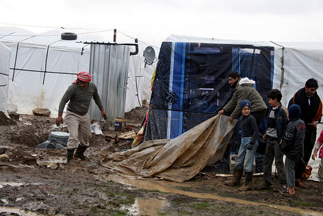 © APA/AP/Shibli Abi-Assi Flüchtlingslager in Libanon