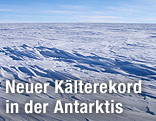 Eislandschaft in der Antarktis