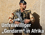 Französischer Soldat in Mali