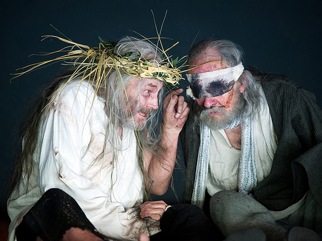 © Burgtheater/Reinhard Werner Klaus Maria Brandauer (König Lear), Joachim Bißmeier (Graf von Gloster)