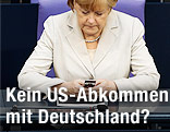 Deutsche Kanzlerin Angela Merkel und ihr Handy