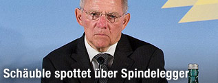 Deutschlands Finanzminister Wolfgang Sch&auml;uble