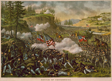 © Public Domain Die Schlacht von Chickamauga