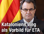 Der Regionalpräsident Kataloniens Artur Mas