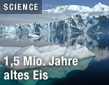 Gletscher in der Antarktis