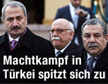 Der t&uuml;rkische Wirtschaftsminister Zafer Caglayan und der Innenminister Muarrem G&uuml;ler