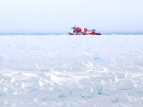 © APA/EPA/spiritofmawson.com/Footloose Fotography/Andrew Peacock Der chinesische Eisbrecher "Snow Dragon"