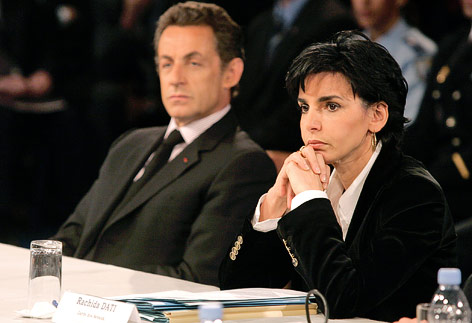 © Reuters/Sebastien Nogier Ehemaliger Präsident Sarkozy und eheamlige Justizministerin Dati