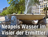 Ein Brunnen im Zentrum von Neapel