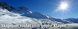 Skigebiet in Meribel