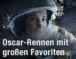 Leinwand zeigt die nominierten Filme