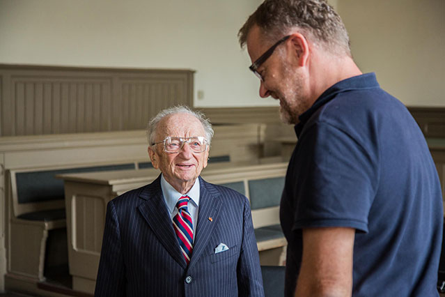© Wolfgang Richter Benjamin Ferencz und Stefan Ruzowitzky