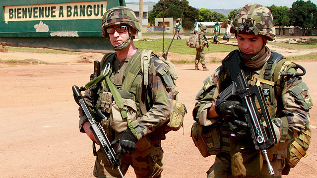 © Reuters/Herve Serefio Französische Soldaten in Bangui