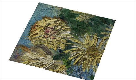 © Tim Zaman unter cc by Eine im 3D-Drucker entstandene Kopie eines Gemäldes