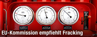 Fracking-Station der Firma PGNiG in Polen