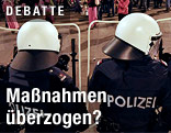Absperrung der Polizei