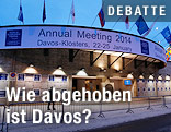 Eingang zum Kongress-Center von Davos