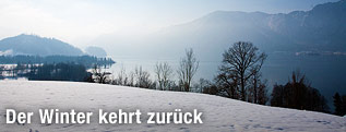 Verschneite Landschaft