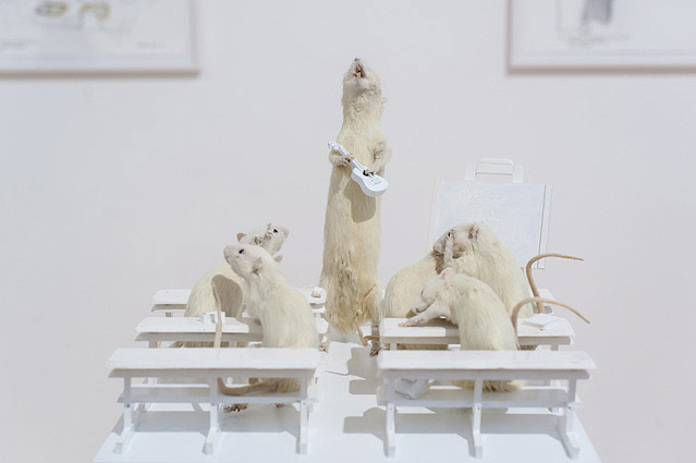 © ORF.at/Zita Köver Ratteninstallation der Künstlerin Deborah Sengl