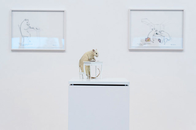 © ORF.at/Zita Köver Ratteninstallation der Künstlerin Deborah Sengl