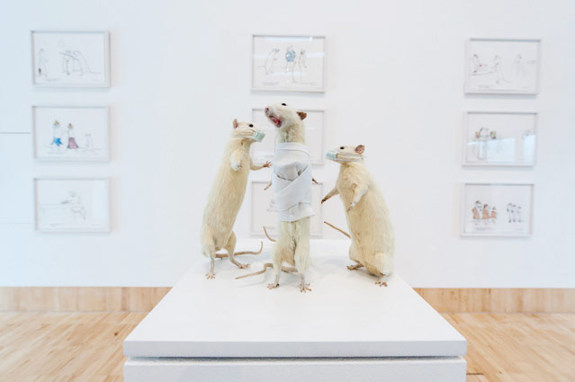 © ORF.at/Zita Köver Ratteninstallation der Künstlerin Deborah Sengl