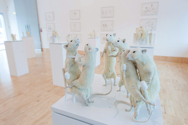 © ORF.at/Zita Köver Ratteninstallation der Künstlerin Deborah Sengl